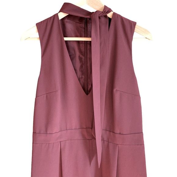 Topshop Front Tie Plunge Romper - Picture 3 of 8